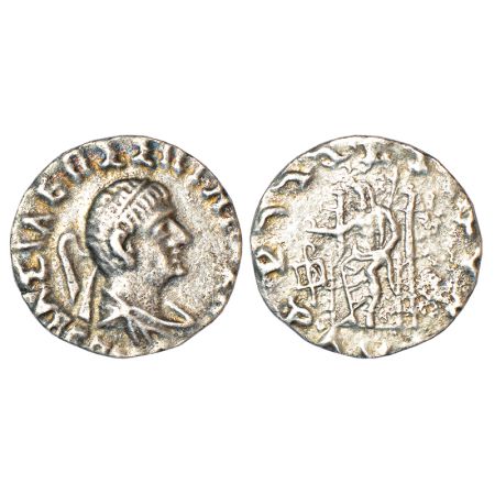 Indo-Greeks - silver tetradrachm of Hermaios (c.105-90 BC), BN group III serie 14, 6.83g. 