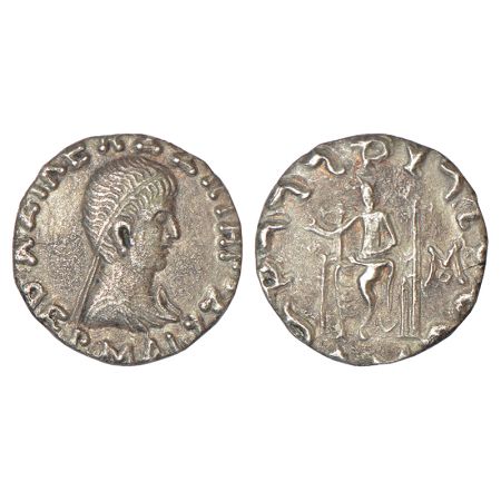 Indo-Greeks - silver tetradrachm in the name of Hermaios (c.105-90 BC), posthumous issue s