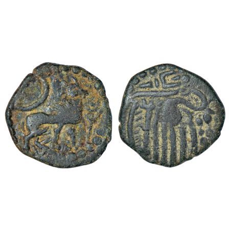 Hindu Kingdoms in Tami Nadu - uninscribed copper cash attributed to the Nayakas of Madurai