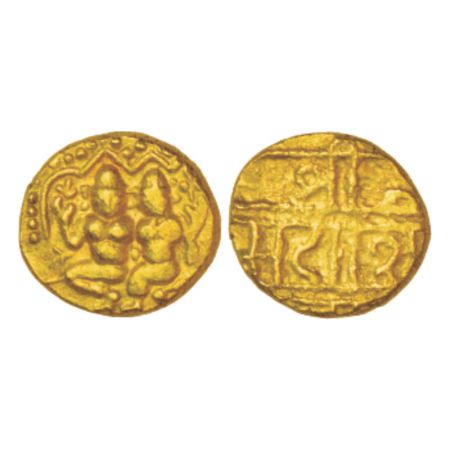 Nayakas of Ikkeri (Bednur/Keladi), gold pagoda of Sadashiva Nayaka (1543-1570 AD), 3.28g. 