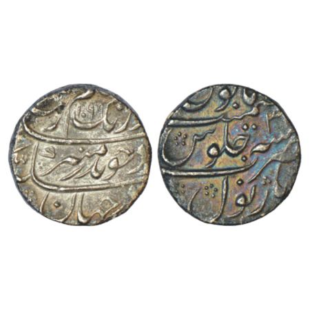 Aurangzeb (1658-1707 AD), silver rupee, Narnol mint, AH 1099/RY 3x, KM 300.66, 11.16g. Goo