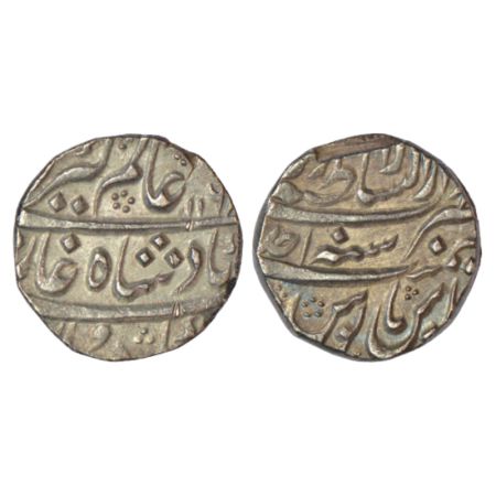 Alamgir II (1754-1759 AD), silver rupee, Dar us-Sultanat Lahore mint, AH 116(8)/RY Ahd, KM