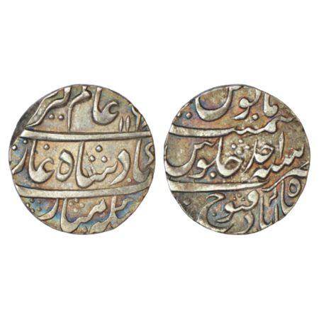 Alamgir II (1754-1759 AD), silver rupee, Shahabad Qanauj mint, AH 1168/RY Ahd, KM 460.47, 