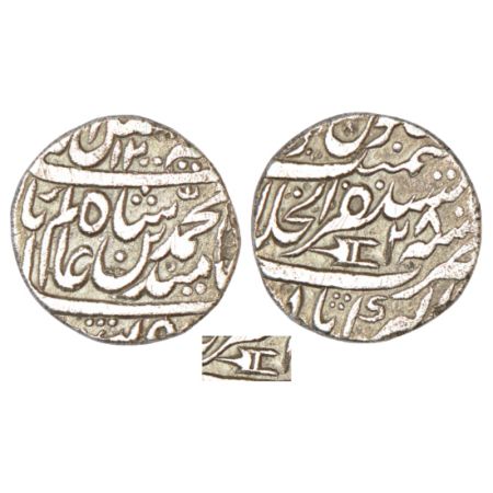 Maratha Confederacy, domains of the Sindhias on behalf of the Peshwas - silver rupee in th