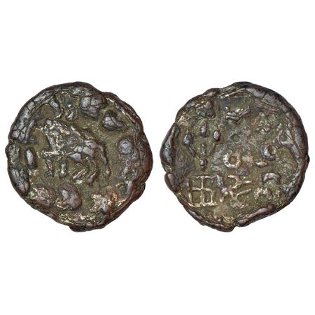 Kausambi/Vatsa region, monarchical series - copper coin of Jethamita (Jyeshthamitra), (c.5
