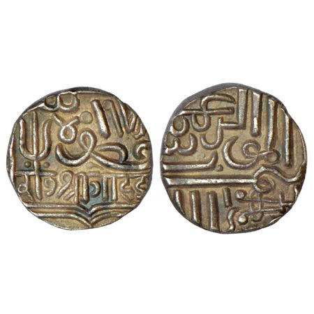 Kutch, Gohodaji I (1715-1719 AD), silver kori, in the name of Muzaffar Shah III, frozen AH