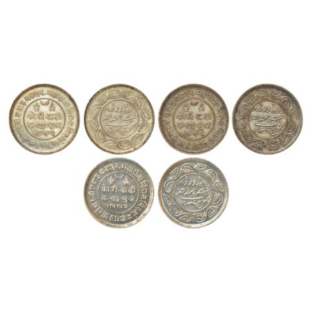 Kutch, Khengarji III (1875-1942 AD), silver 2½ kori (3), all dated VS 1992/AD 1936, with t