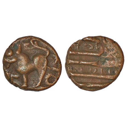 Mysore, Kanthirava Narasa Raya Wodeyar (1638-1662 AD), copper cash, MCSI-II 1087-1092, 3.1