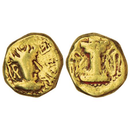 Medieval Sindh - Sasanian-inspired coinage, probably struck under Pratihara contemporaries