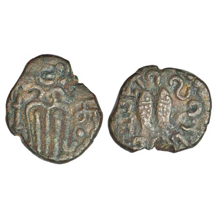 Pandyas of Madurai, copper coin of Jatavarman Sundara Pandya (1251-1283AD), K. Ganesh 'Tam