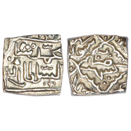 Sultans of Kashmir, Silver square sasnu of Muhammad Shah (1484-1537 AD), Kashmir mint, G&G