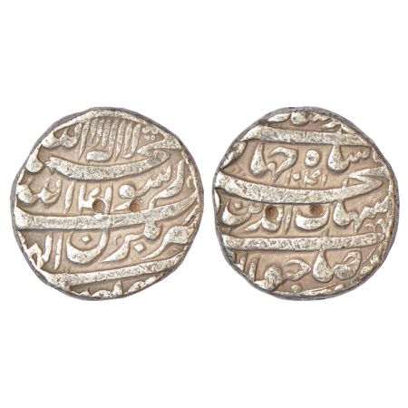 Shah Jahan (1628-1658 AD), silver rupee, Bhakkar mint, AH 1041/RY 4, KM 224.7, 11.31g. Ver
