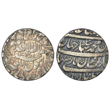 Shah Jahan (1628-1658 AD), silver rupee, Multan mint, AH 1040/RY 3, KM 227.8, 11.25g. Obv: