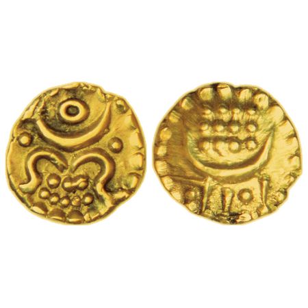 Travancore, Karthika Thirunal Rama Varma (1758-1798 AD), gold anantharaya fanam, B. Sarasa