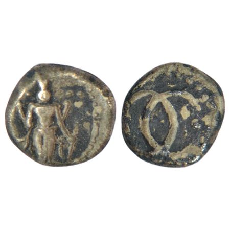 Madras Presidency, Madras mint, second issue, silver fanam, ND (1690-1763 AD), Stevens EIC