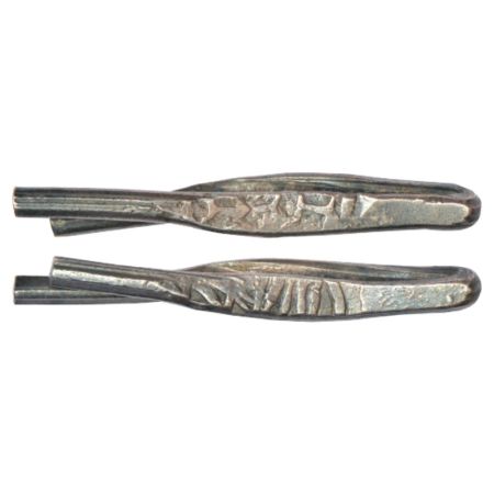 Iran, Safavid dynasty - silver larin or 'Tawila' attributed to Isma'il (1501-1524), most l