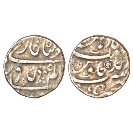 Shah Alam Bahadur (1707-1712 AD), silver rupee, Nusratgarh mint, RY Ahd, KM 348.38, 11.40g