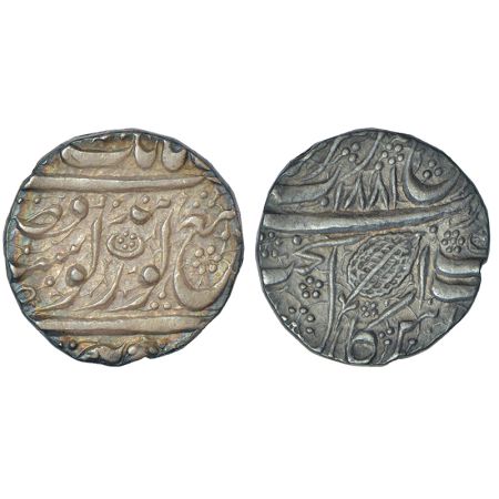 Sikh Empire - silver rupee of Ranjit Singh (1799-1839 AD), Amritsar mint, VS 1881, Herrli 