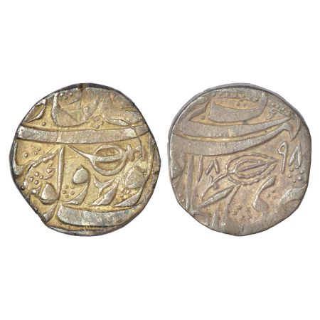 Sikh Empire - silver rupee of Sher Singh (1840-1843 AD), Kashmir mint, struck during the g