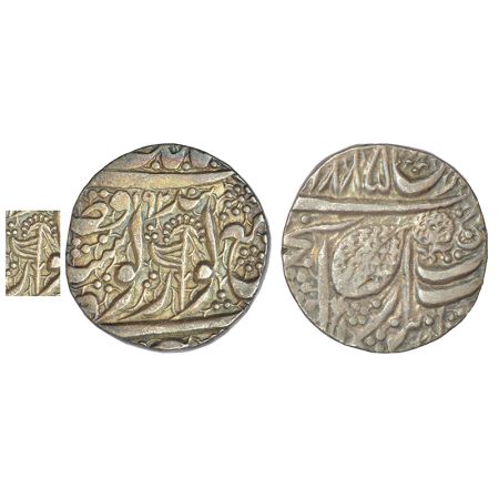 Sikh Empire - silver rupee of Duleep Singh (1843-1849 AD), Amritsar mint, fixed date VS 18