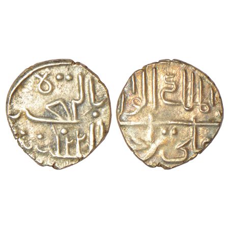 Cannanore, British tributary, Ali Raja (1710-1815 AD), silver 1/5 rupee, AH 1202, KM 5, 2.