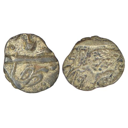 Jammu and Kashmir - silver 1/8th rupee of Gulab Singh (1846-1856 AD), Srinagar mint, VS X9