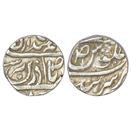 Jind, Gajpat Singh (1764-1786 AD), silver rupee, Sahrind mint (fully visible), ND, in the 