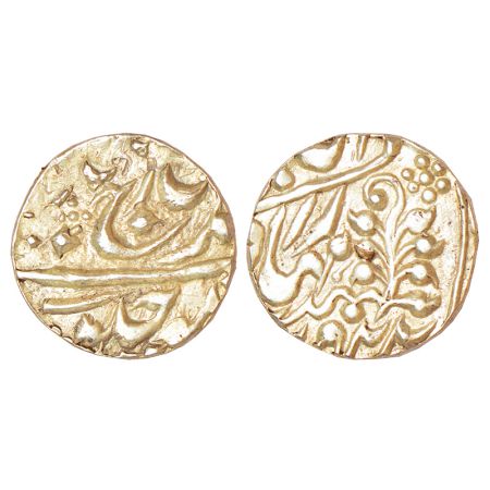 Kishangarh, Yaghyanarayan (1926-1938 AD), silver ¼ rupee, with the name of George V, 'Jhar