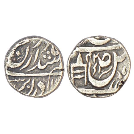 Patiala, Rajindar Singh (1876-1900 AD), silver rupee, Sahrind mint, VS (19)42, in the name