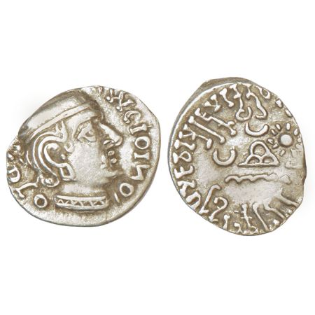 Western Kshatrapas, Karddamaka dynasty, silver drachm of Jivadaman I s/o Damajadashri as M