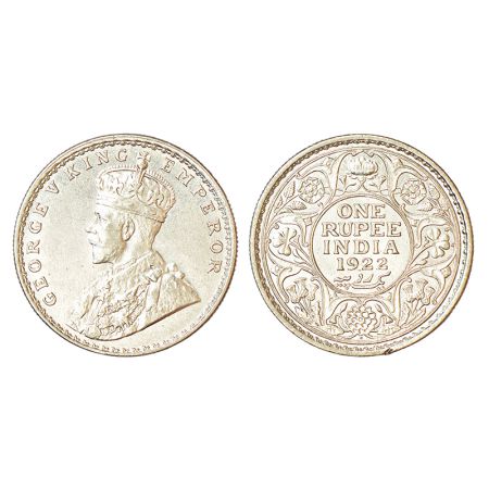 George V, silver rupee, 1922, Bombay mint, dot, PR 228; GK 1044, 11.60g. Good very fine, V