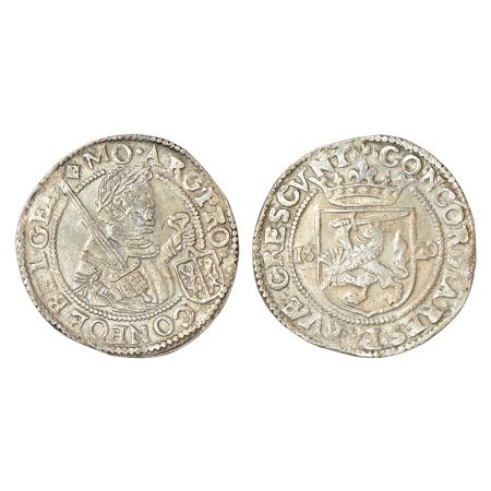 Netherlands-Gelderland Province, silver rijksdaalder, 1620, Ornate cross mintmark, KM 16.1