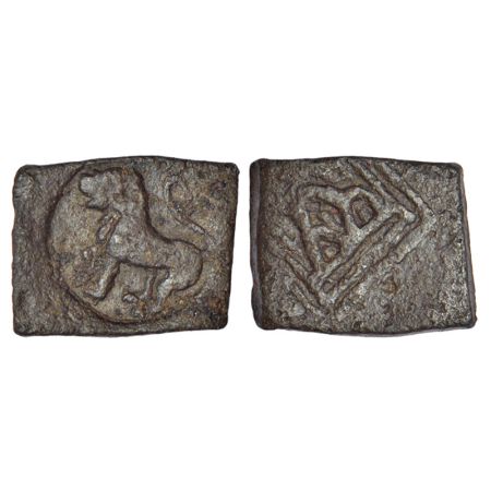 Rayalaseema, Upper Krishna Valley in Coastal Andhra Pradesh - uninscribed alloyed copper c