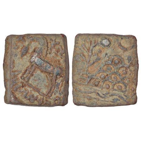 Hiranyakas of Rayalaseema/South-Central Karnataka, lead coin of Mahasenapati Vasithiputa K