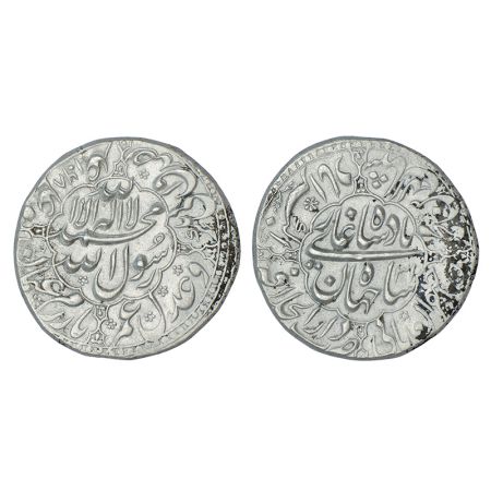 Shah Jahan (1628-1658 AD), silver rupee, Dar ul-Khilafat Akbarabad mint, AH 1068/RY 31, bo