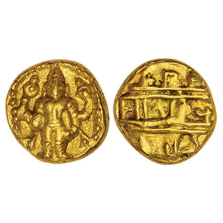Vijayanagar Kingdom, Aravidu dynasty, gold pagoda of Venkatapathi Raya II (1586-1614 AD), 
