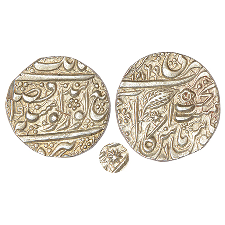 Sikh Empire, Ranjit Singh (1799-1839 AD), silver rupee, Amritsar mint, VS 1869, G. Singh 0