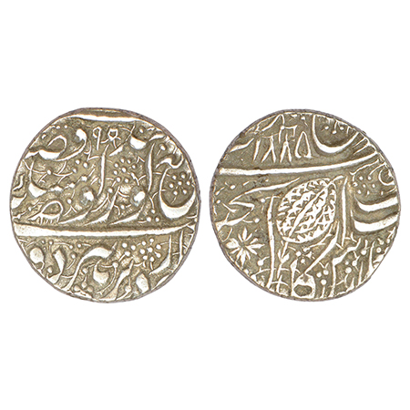 Sikh Empire, Ranjit Singh (1799-1839 AD), silver rupee, Amritsar mint, fixed date VS 1885/