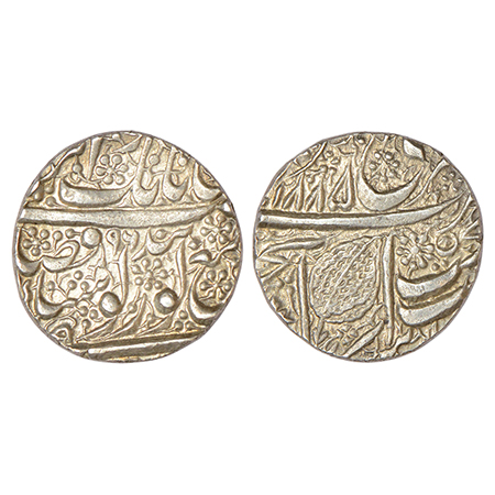 Sikh Empire, Ranjit Singh (1799-1839 AD), silver rupee, Amritsar mint, fixed date VS 1885/