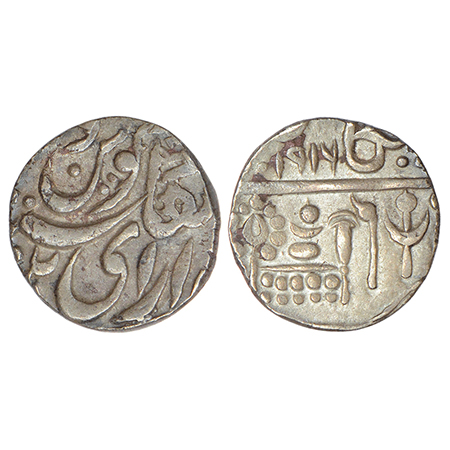Bikanir, Dungar Singh (1872-1887AD), silver ¼ rupee, in the name of Queen Victoria, VS 191