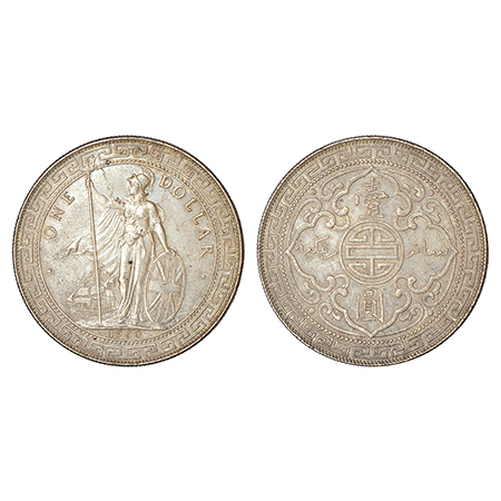 Great Britain, trade coinage, silver dollar, 1930, struck at Bombay mint, KM T5, 26.93g. O