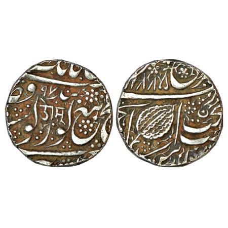 Sikh Empire, silver rupee, Amritsar mint, 'Nanak Shahi' couplet, VS 1885/97, G. Singh 01.6