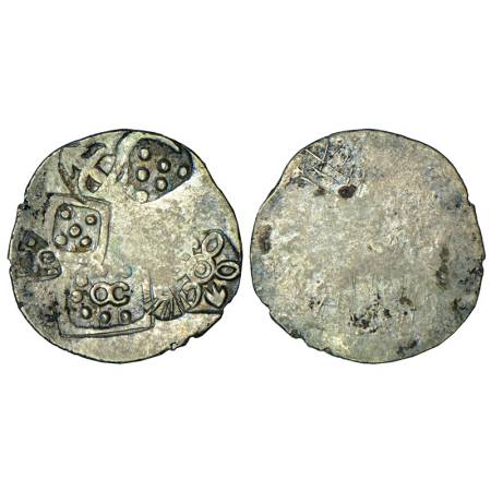 Imperial Magadhan silver punch-marked Karshapana coin (400-350 BC), GH series I, No. 221, 