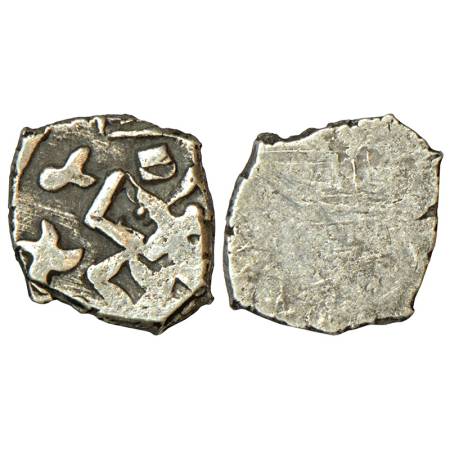 Archaic silver punch-marked coin, Saurashtra region, usually attributed to 'Surashtra Jana