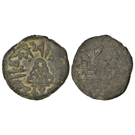 Lesser Satavahanas of Banavasi - lead coin of Vinhukada Chutukulananda Satakarni (c.250-30