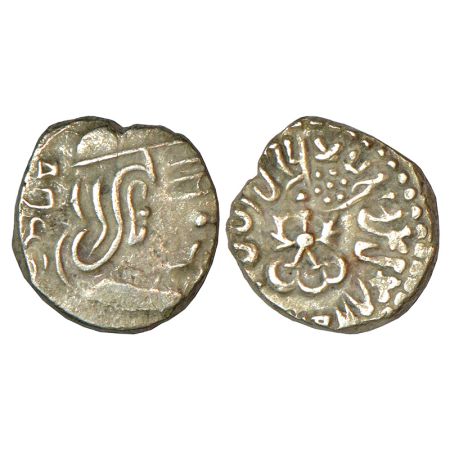 Gupta Empire, silver drachm of Kumara Gupta I (c.415-450 AD), Western India type, dated GE