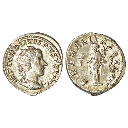 Roman Empire - silver antoninianus of Gordian III (238-244 AD), Rome mint, RIC IVc 67, 4.6