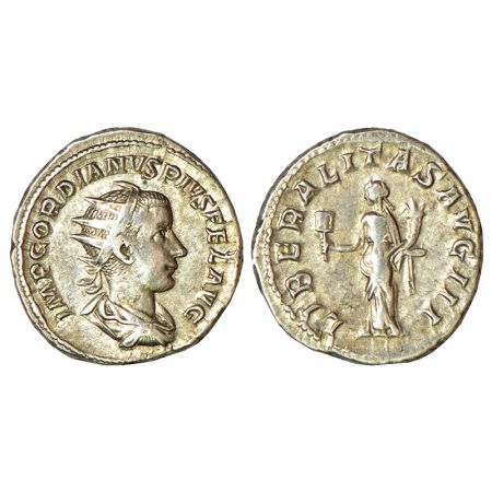 Roman Empire - silver antoninianus of Gordian III (238-244 AD), Rome mint, struck in 240 A