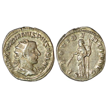 Roman Empire - silver antoninianus of Gordian III(238-244 AD), Rome mint, RIC IVc 150, 3.8