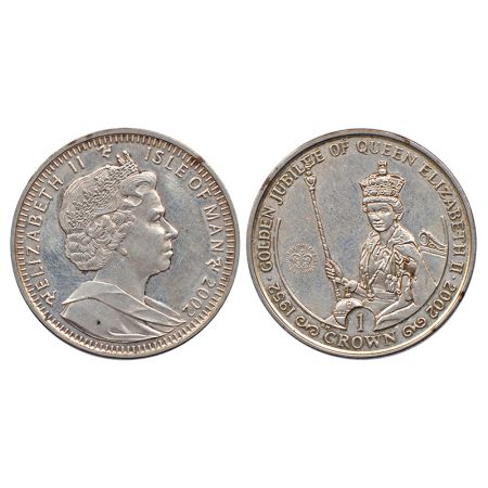 Isle of Man, Elizabeth II, cupper-nickel, 1 crown, series, Queen Elizabeth II's Golden Jub